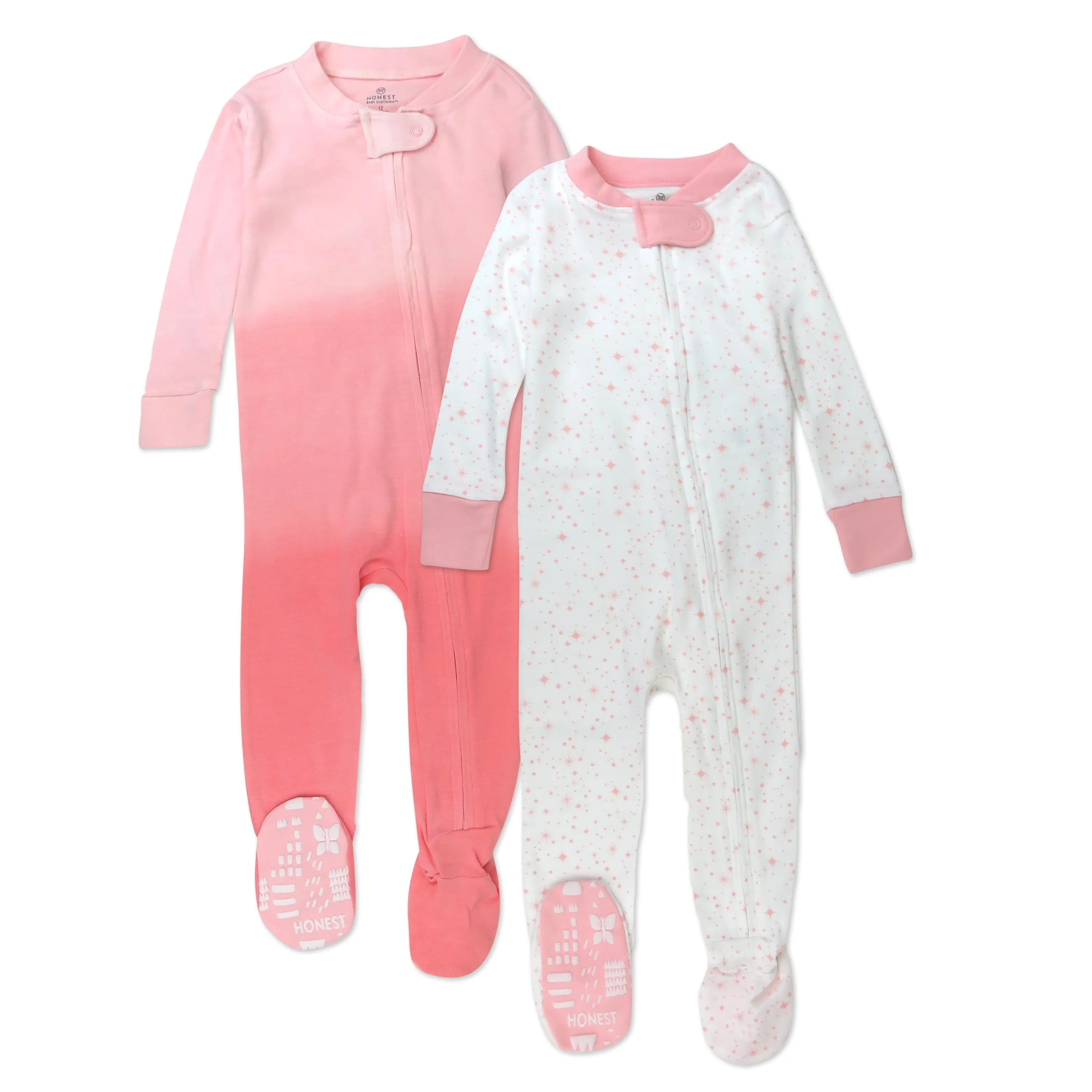 2-Pack Organic Cotton Snug-Fit Footed Pajama