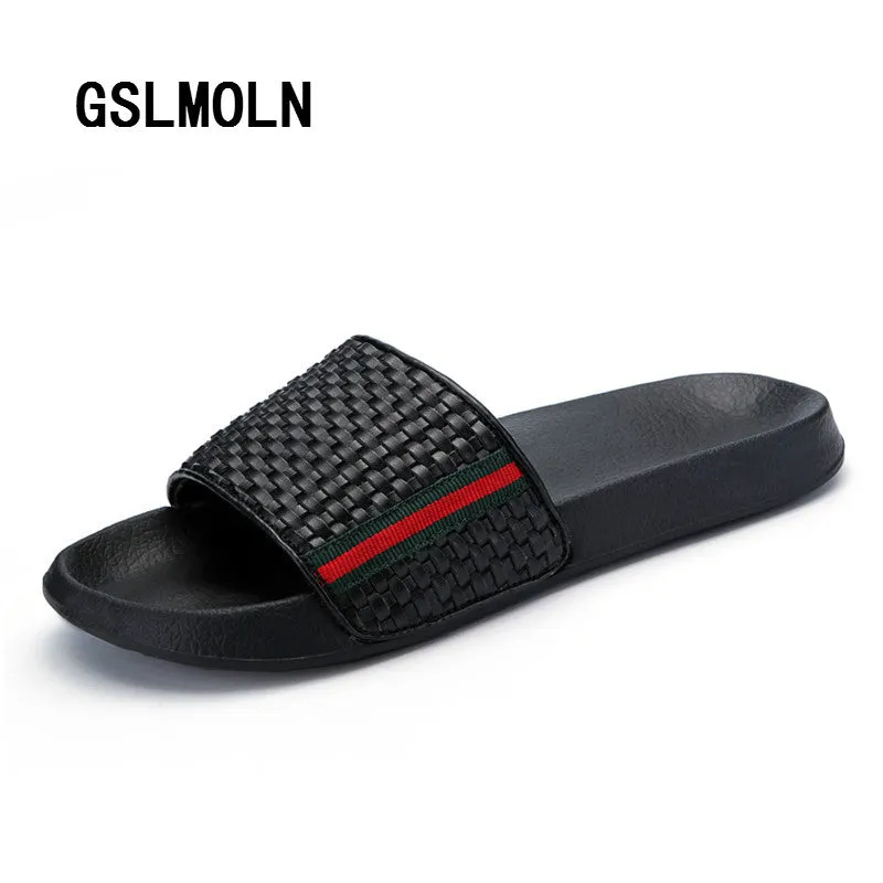 2018 New Summer Outdoor Men Shoes Cool Water Flip Flops Men High Quality Soft Massage Beach Slippers Fashion Man Casual Shoes