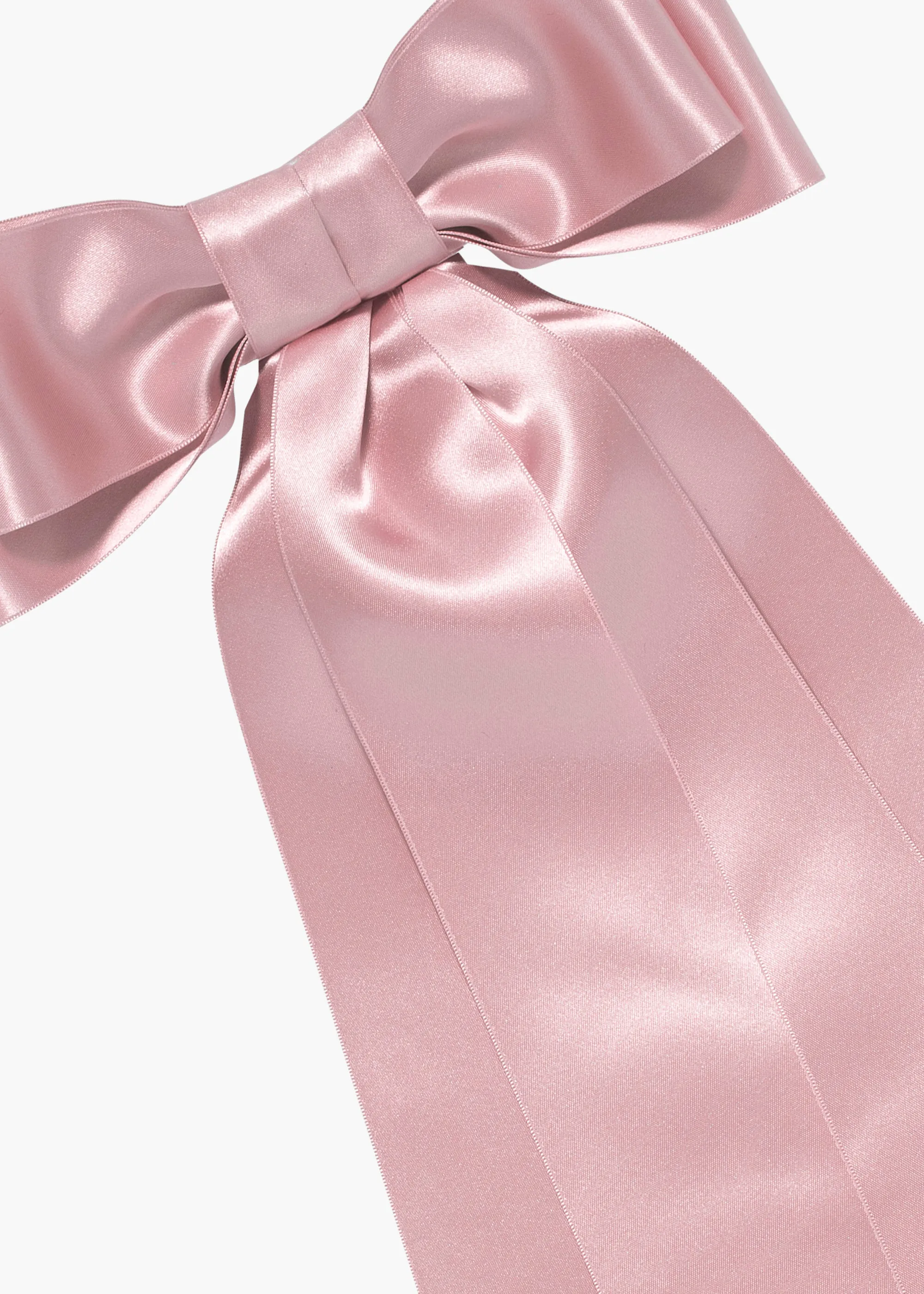 Agatha Bow Barrette -- Ballet Pink