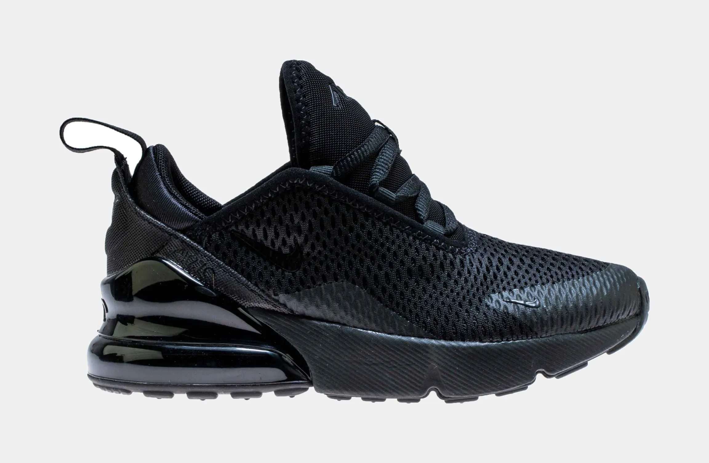 Air Max 270 Preschool Running Shoe (Black/Black)