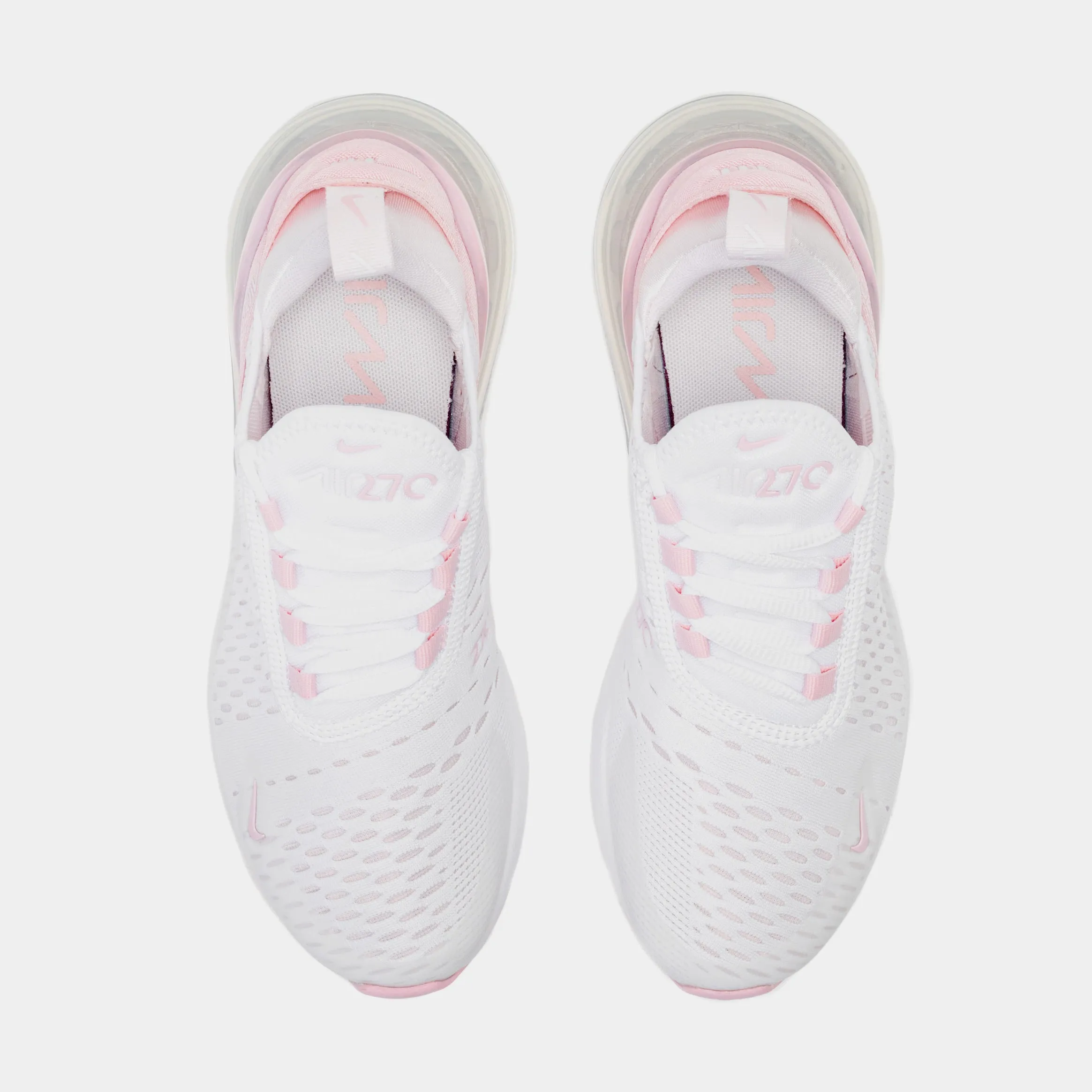 Air Max 270 Womens Running Shoes (White/Pink)