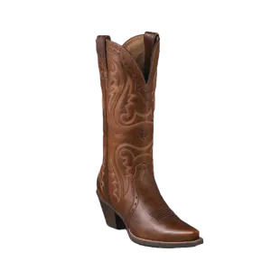 Ariat Ladies Heritage Vintage Carmel X Toe Western Boots 10005908