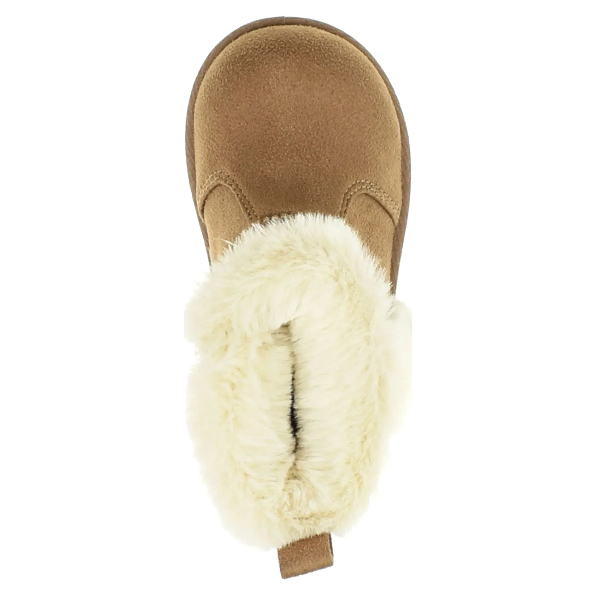 Baby Girl Faux Hook and Loop Closure Shearling Boot Sizes 2-6