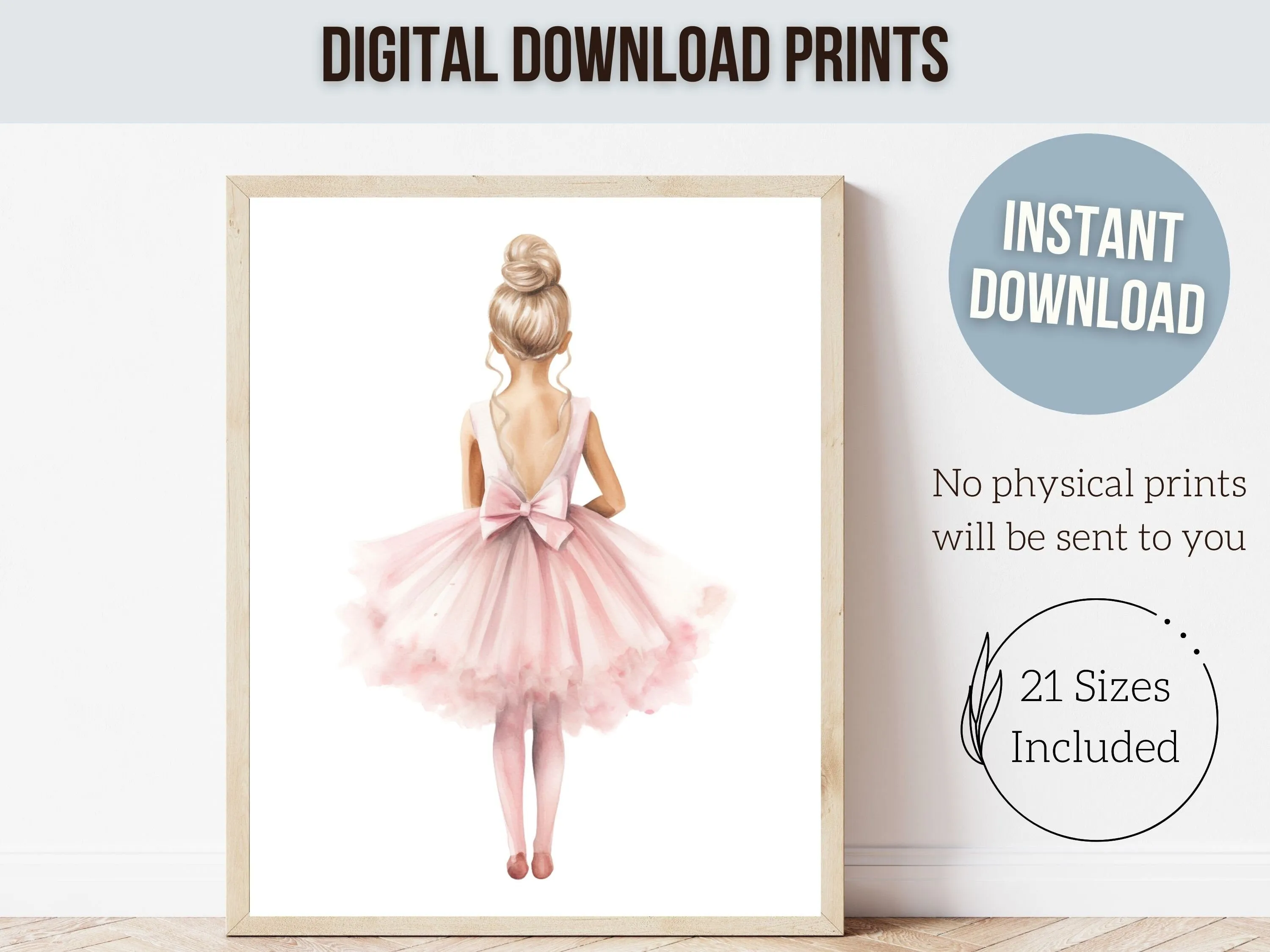 Ballet Nursery Prints - Set 4