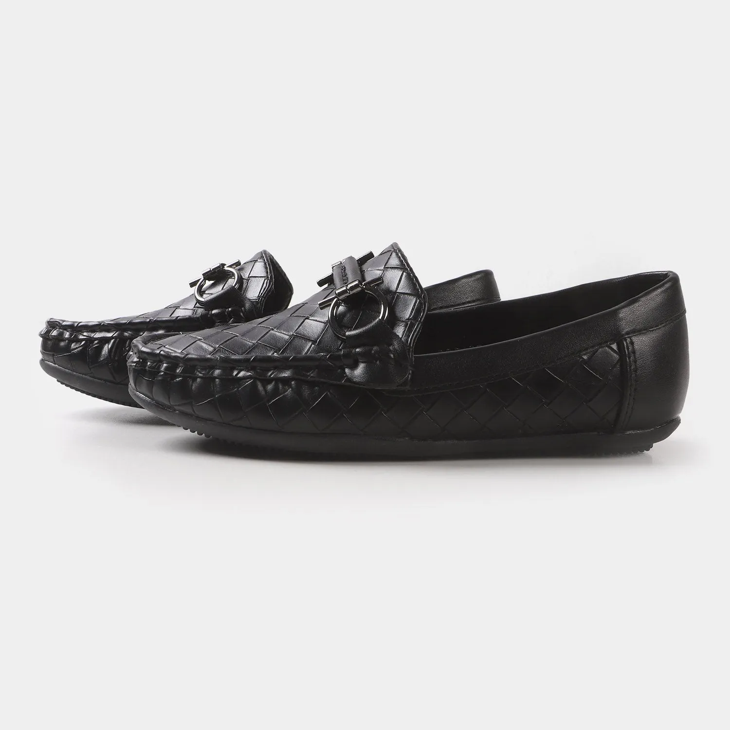 Boys loafers 202109-8 - BLACK