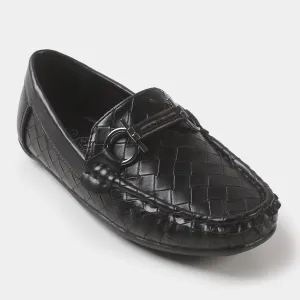 Boys loafers 202109-8 - BLACK