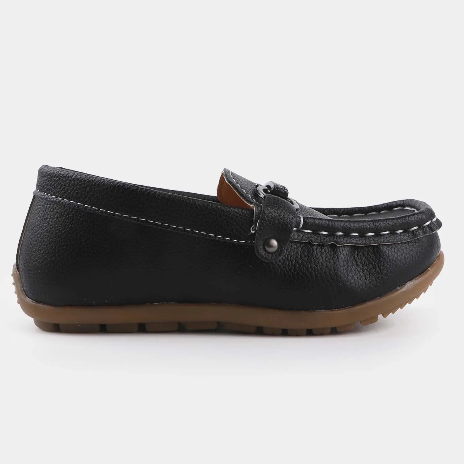 Boys Loafers R-207-BLACK