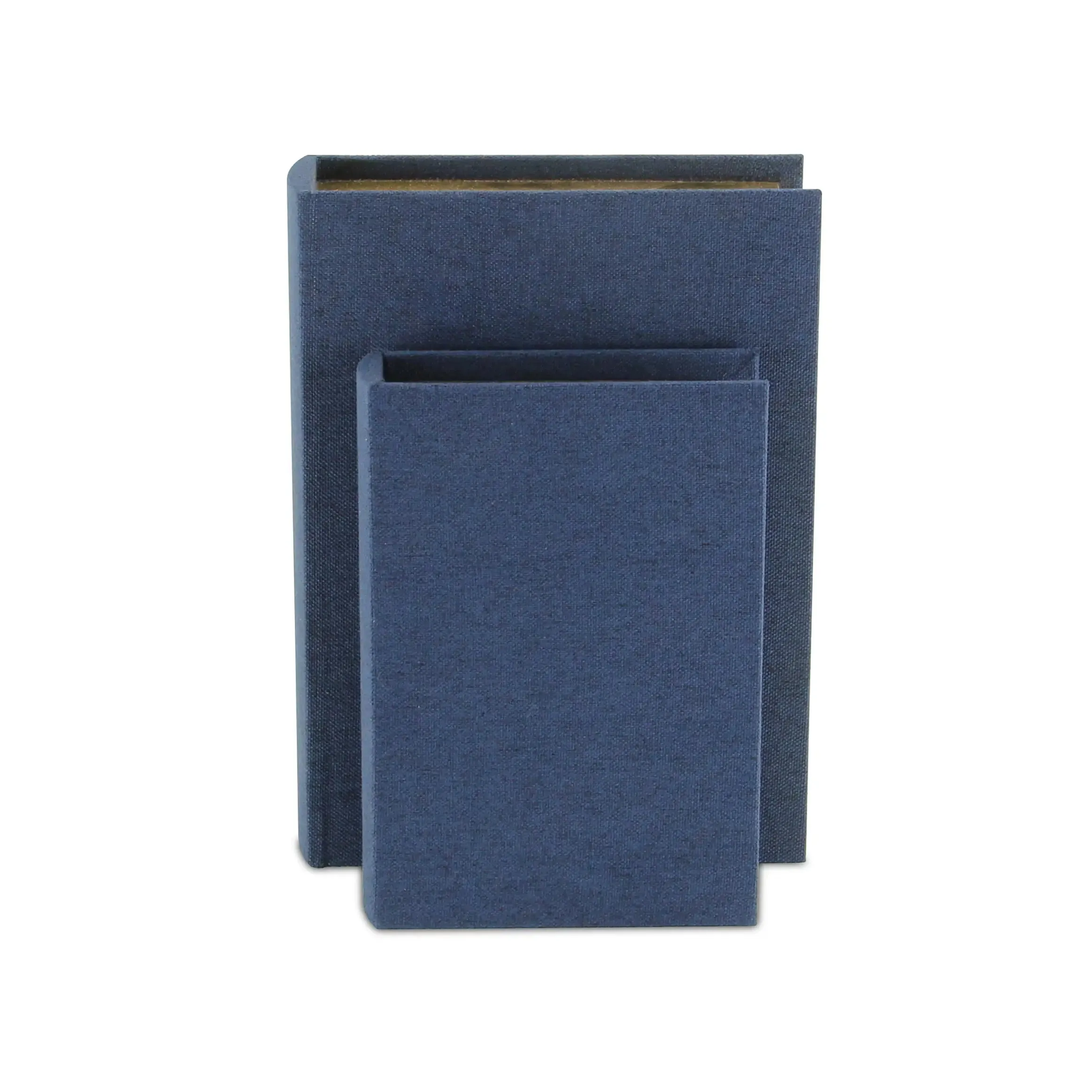 Canter Isle Navy Blue Linen Book Box Set