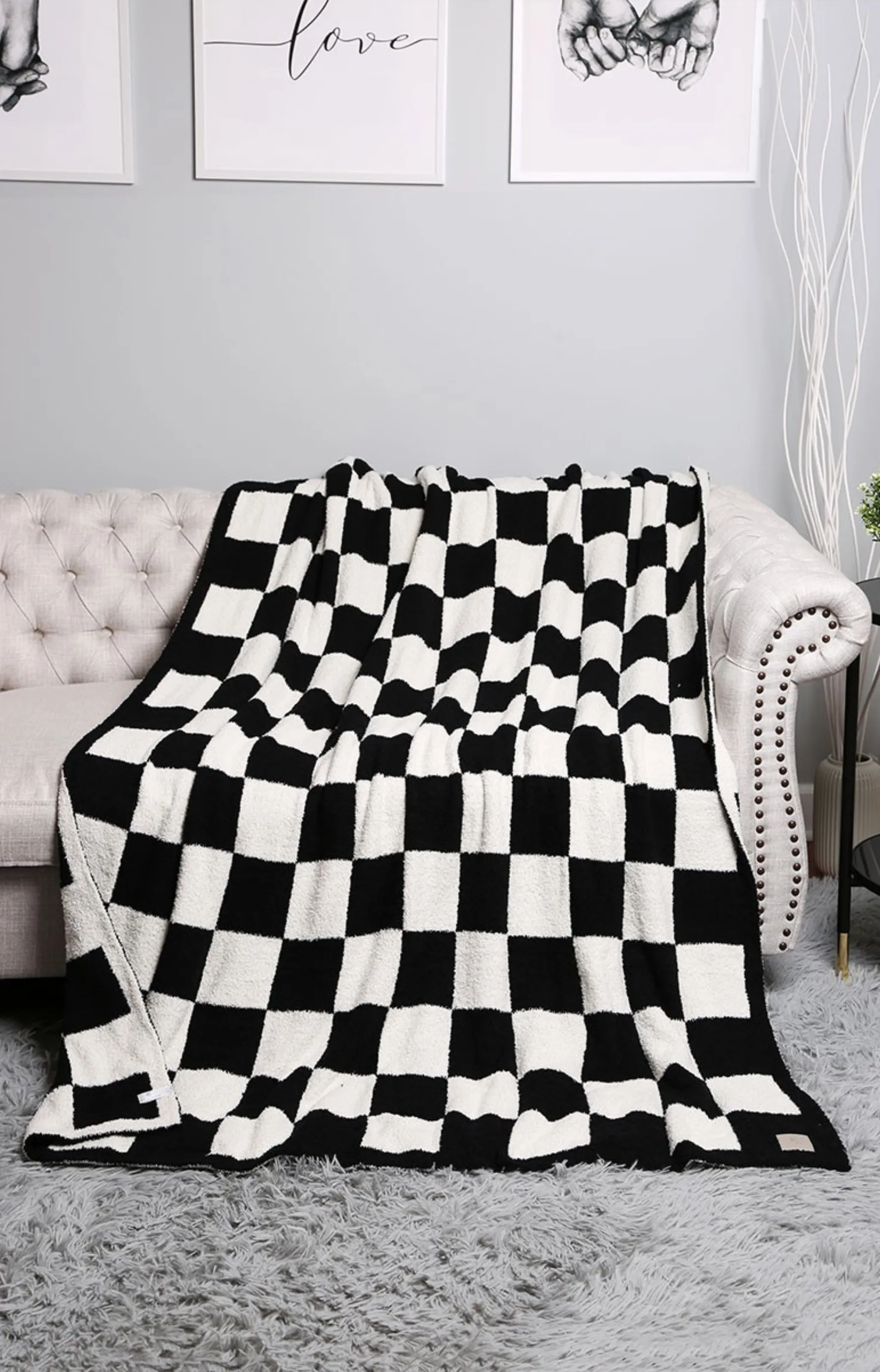 Checkered Cozy Blankets