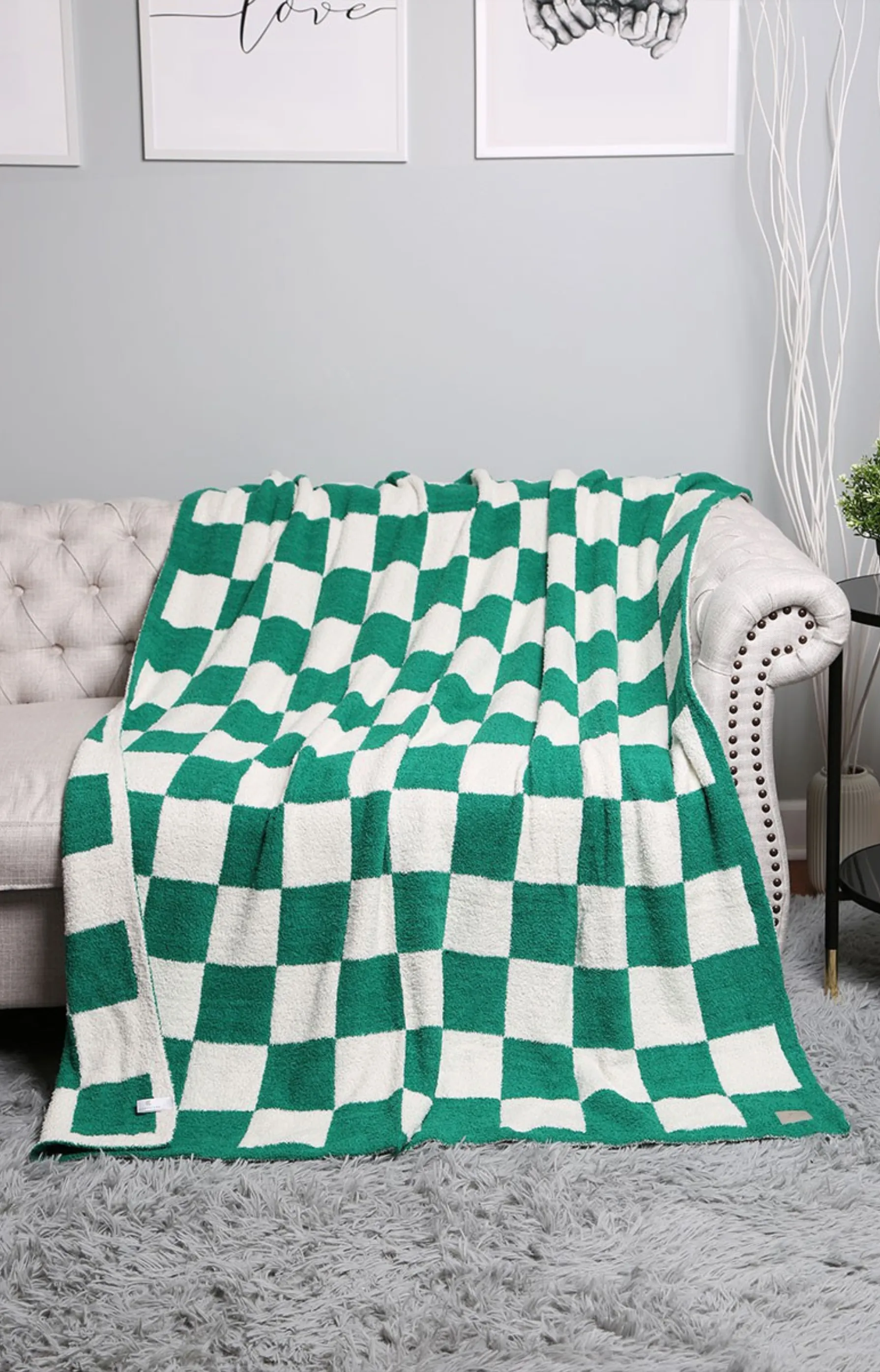 Checkered Cozy Blankets