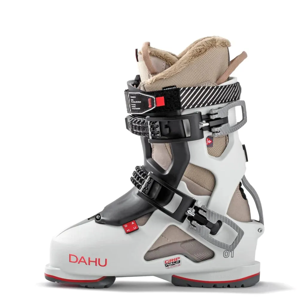 DAHU Womens Ski Boots - Écorce 01 (Light Grey - Warm Grey)