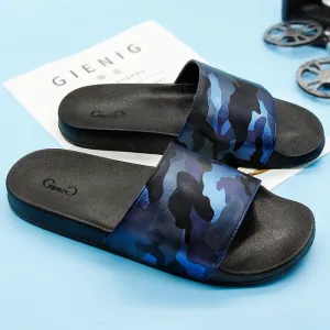 Gienig 2018 men's flip flops summer platform sandals camouflage personality men slippers