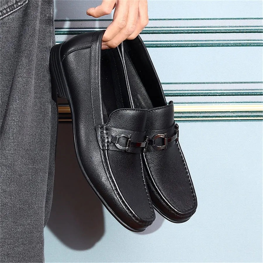 Hazel Luxe Slip-on Leather Loafers