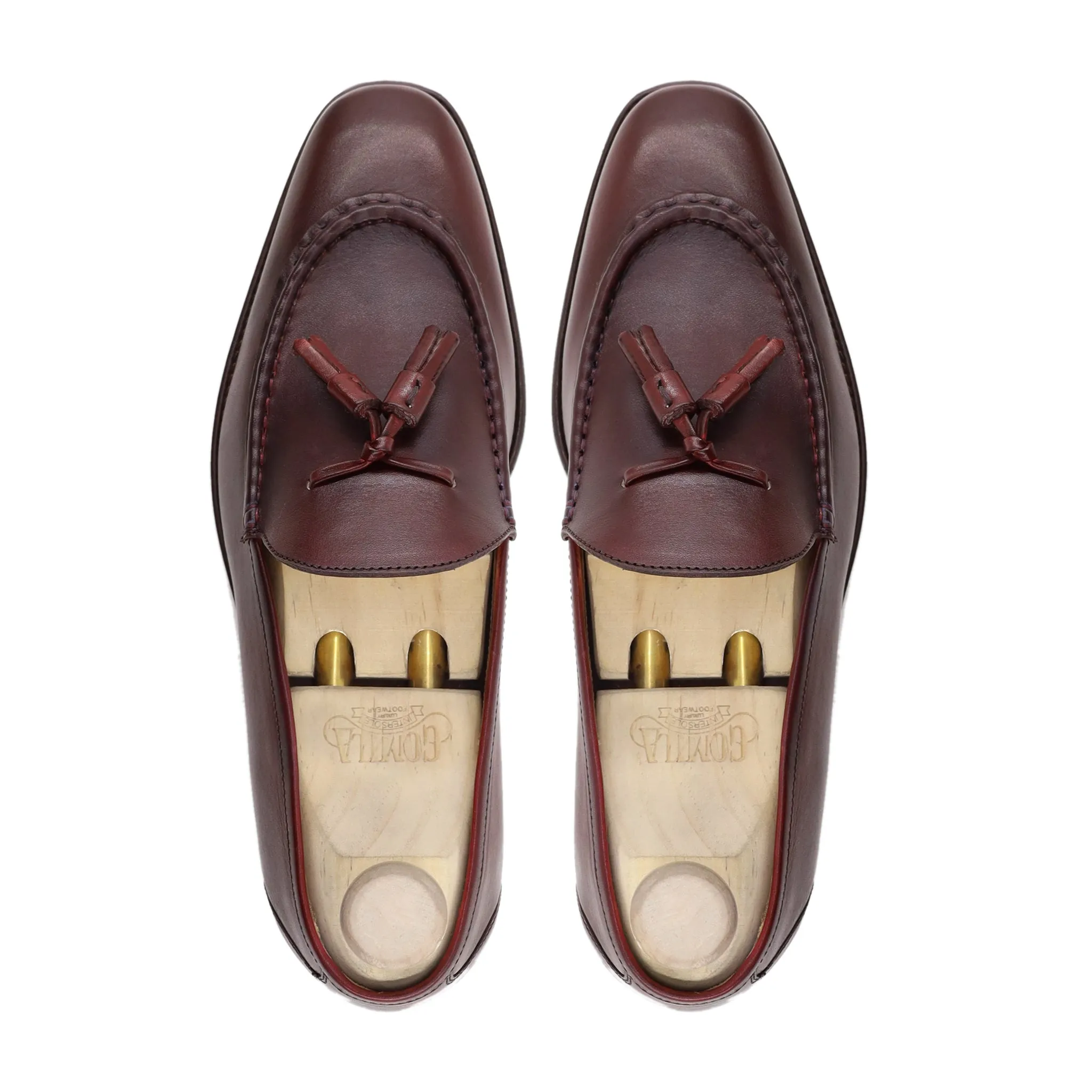 Hrodna - Men's Reddish Brown Calf Leather Loafer