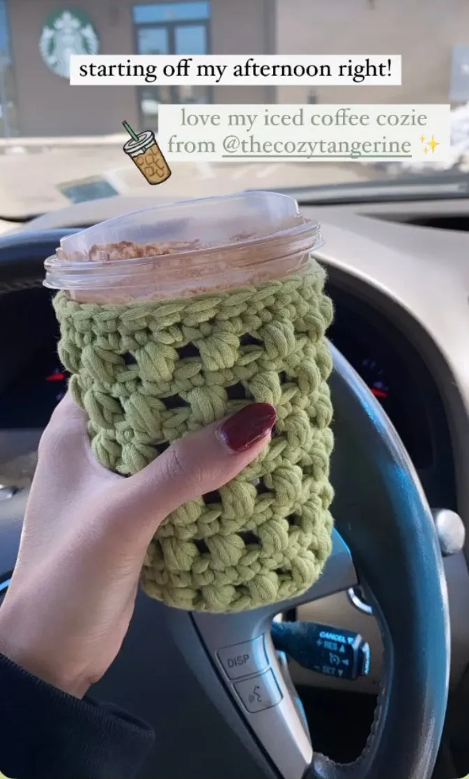 Iced Coffee Cozy