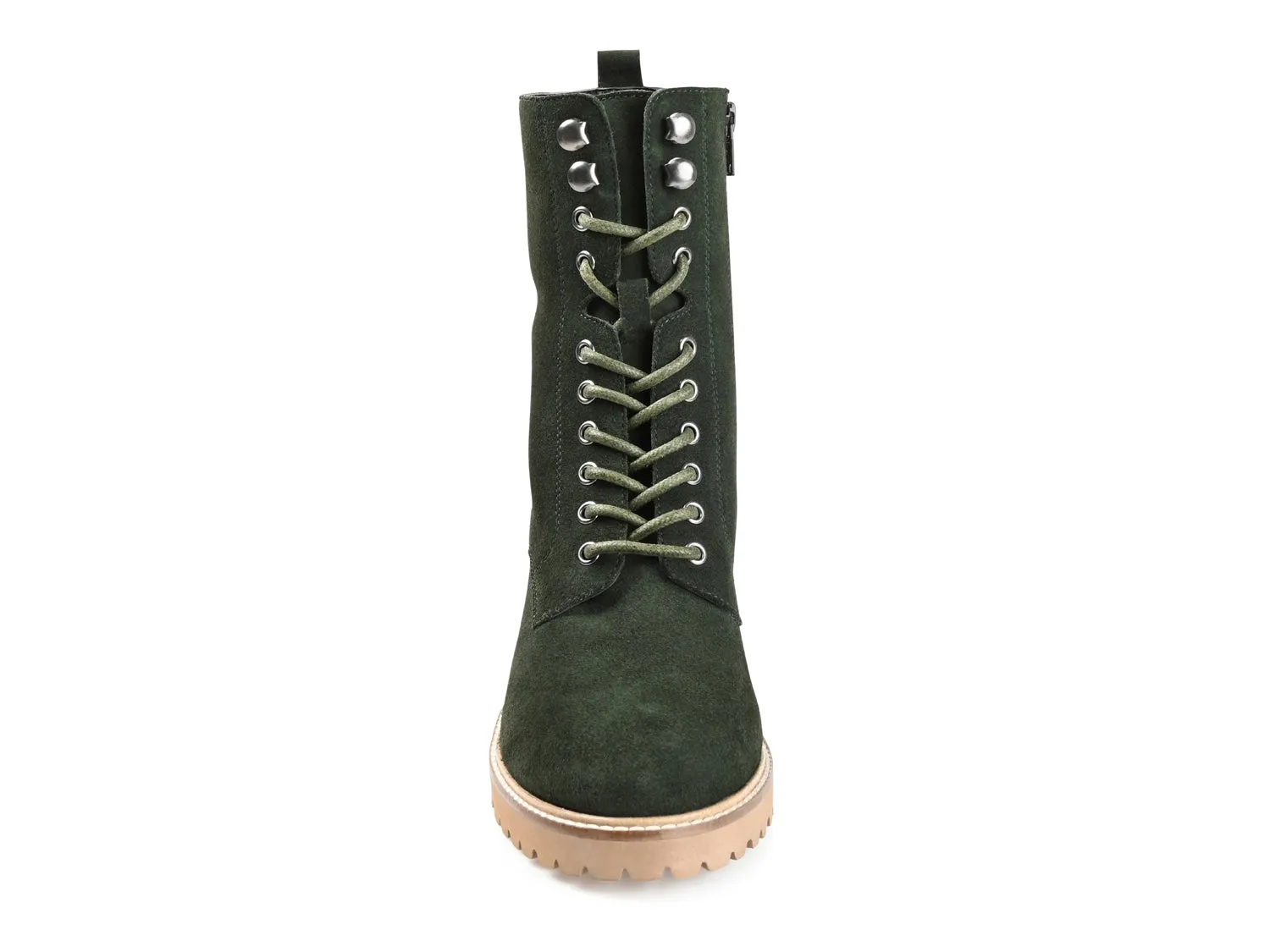 Journee Signature Malle Ankle Boots, Dark Green