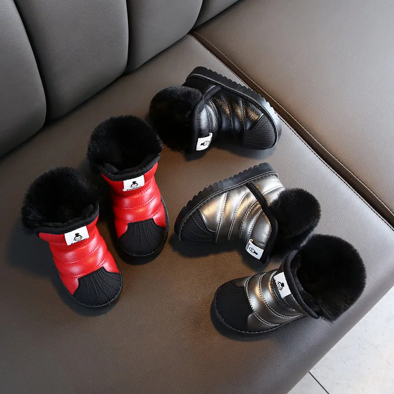 Kids Rubber Winter Snow Boots