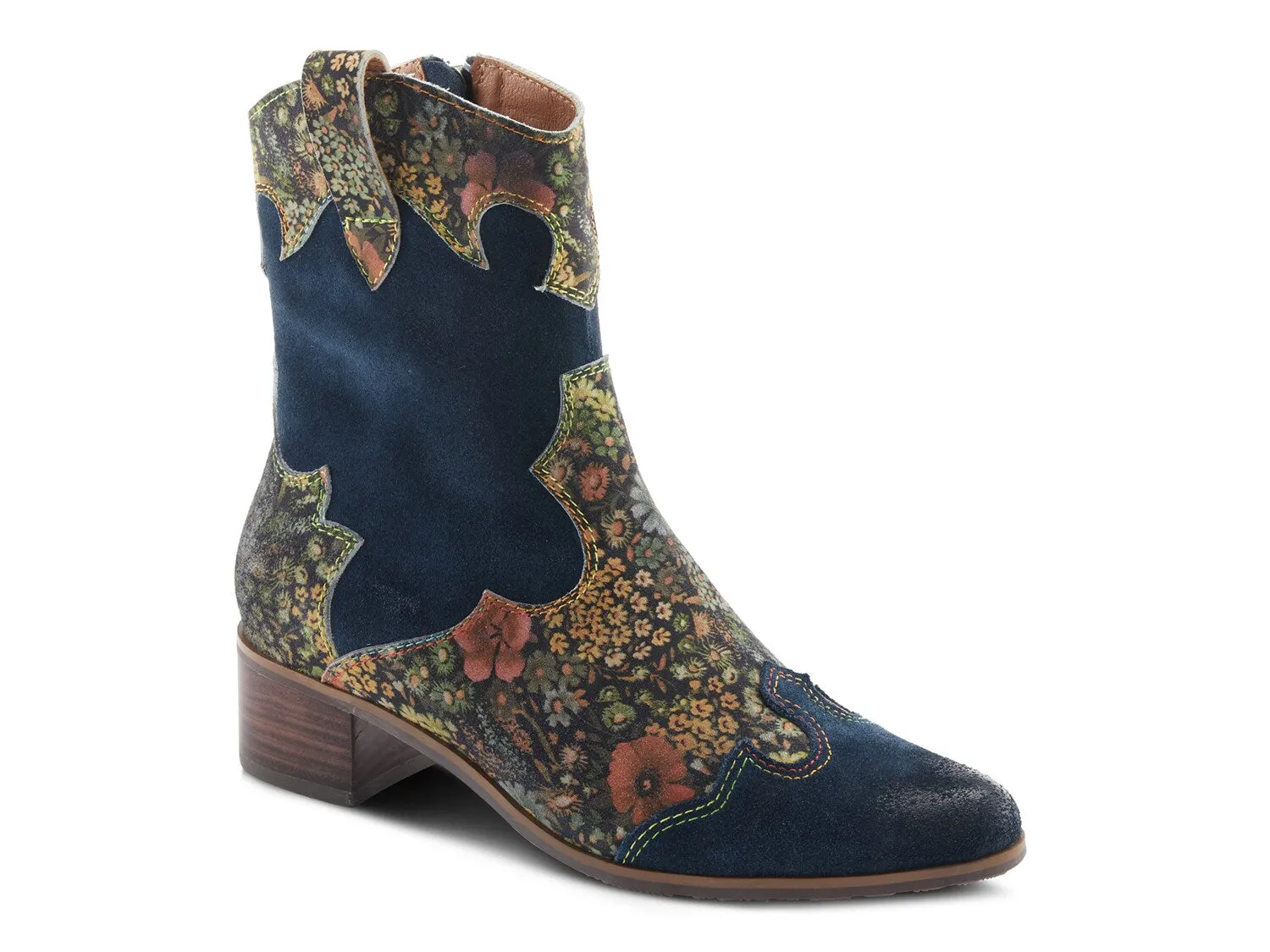 L'Artiste by Spring Step Ladyluck boots, dark blue