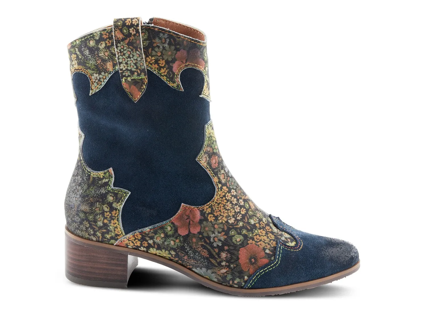 L'Artiste by Spring Step Ladyluck boots, dark blue