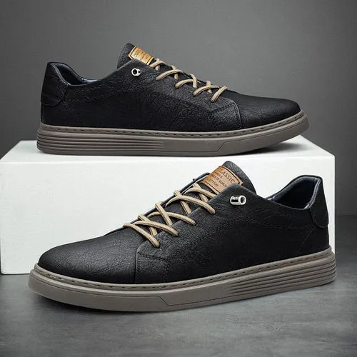 Leather Oxford Lace-Ups