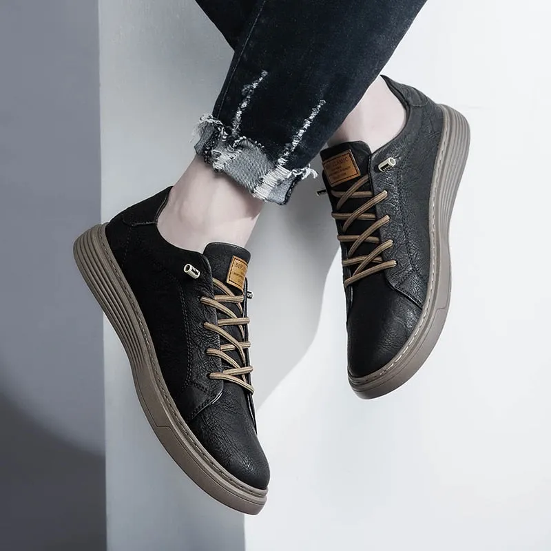 Leather Oxford Lace-Ups