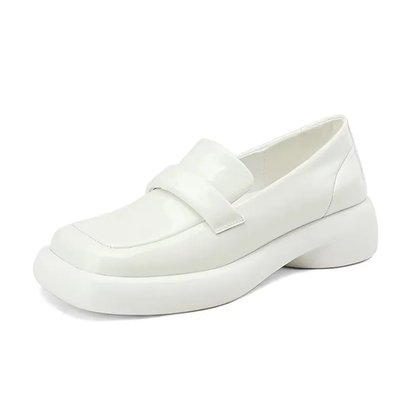 LuxeLeather Chic Pointed Toe Slip-On Loafers