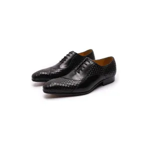 LuxeLeather Pointed Toe Oxford