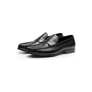 Luxury CrocTex Slip On Brogues Loafers