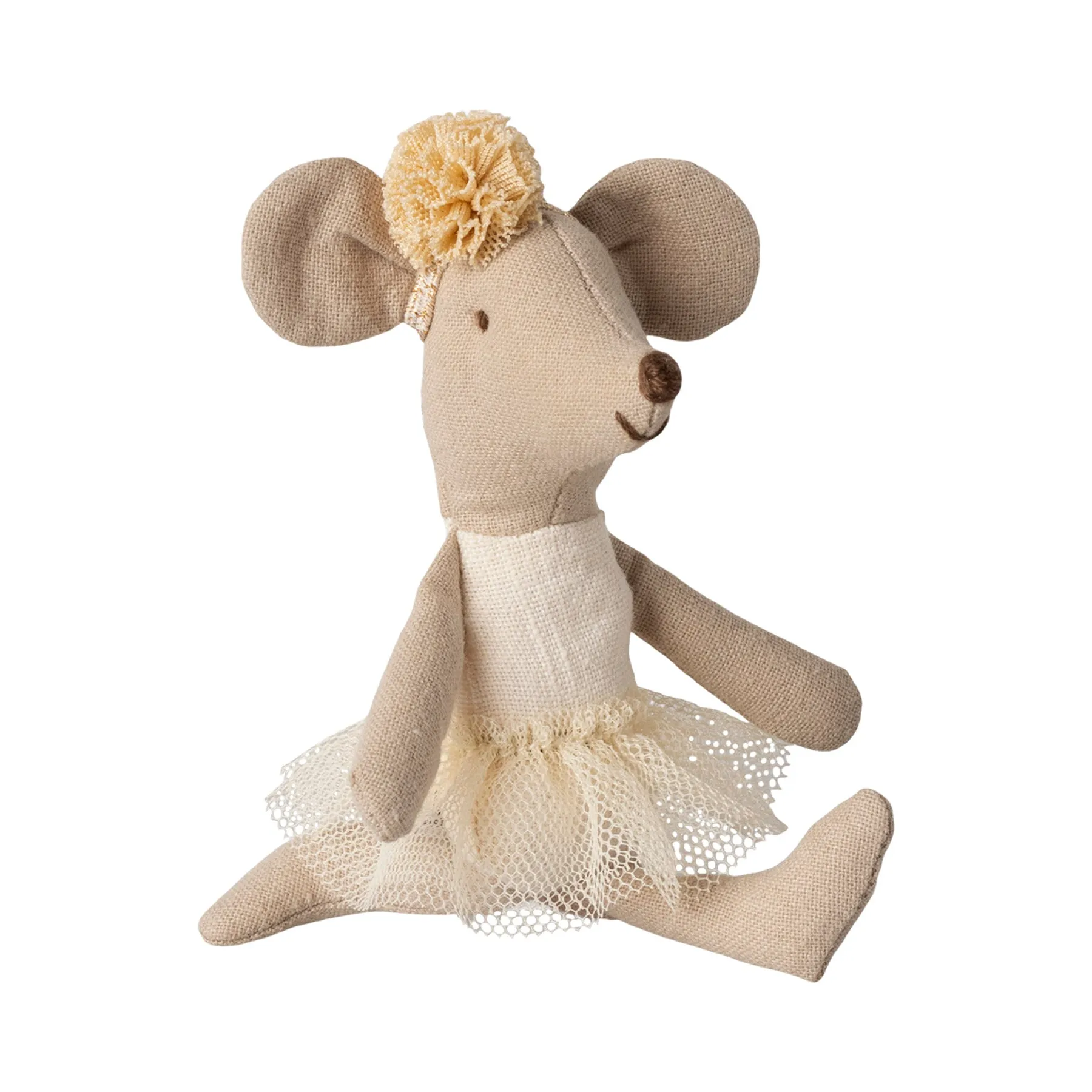 Maileg Ballerina Mouse -  Little Sister - Off white