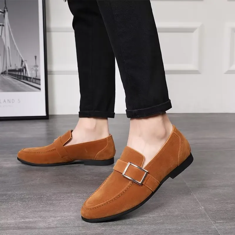 Modish Embossed Slip-on Loafers