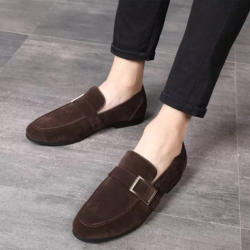 Modish Embossed Slip-on Loafers