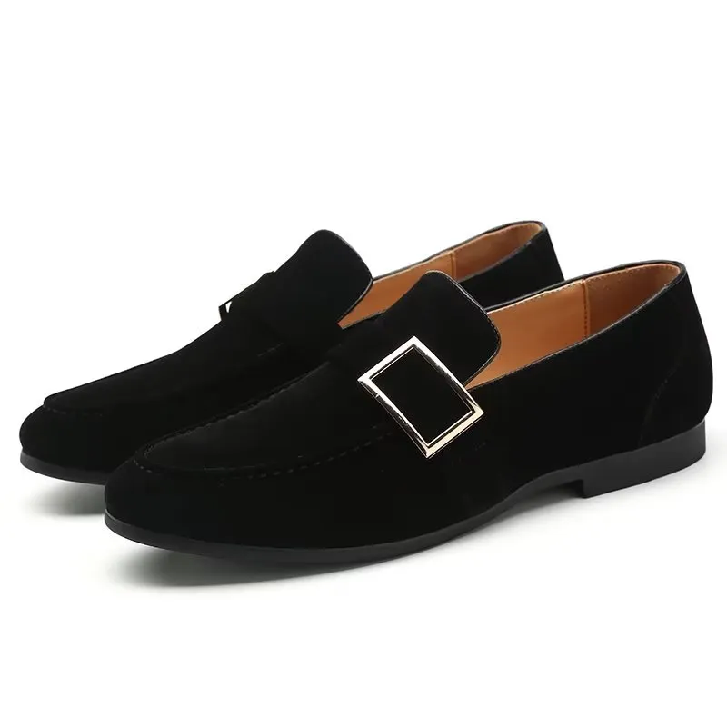 Modish Embossed Slip-on Loafers