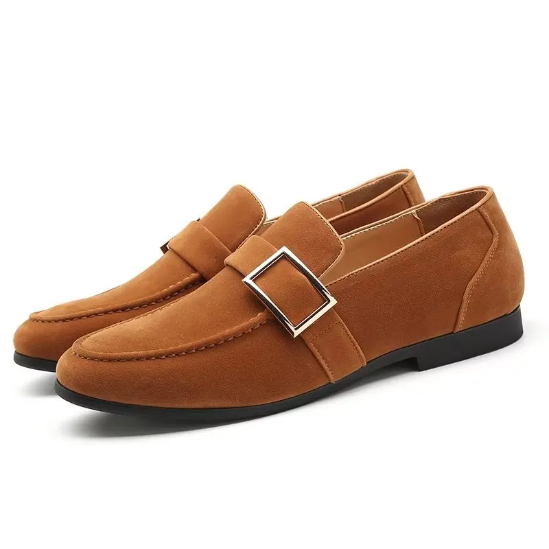 Modish Embossed Slip-on Loafers