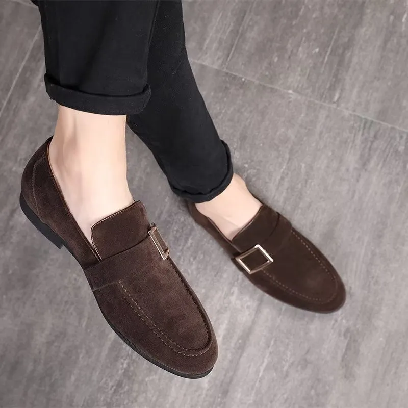 Modish Embossed Slip-on Loafers