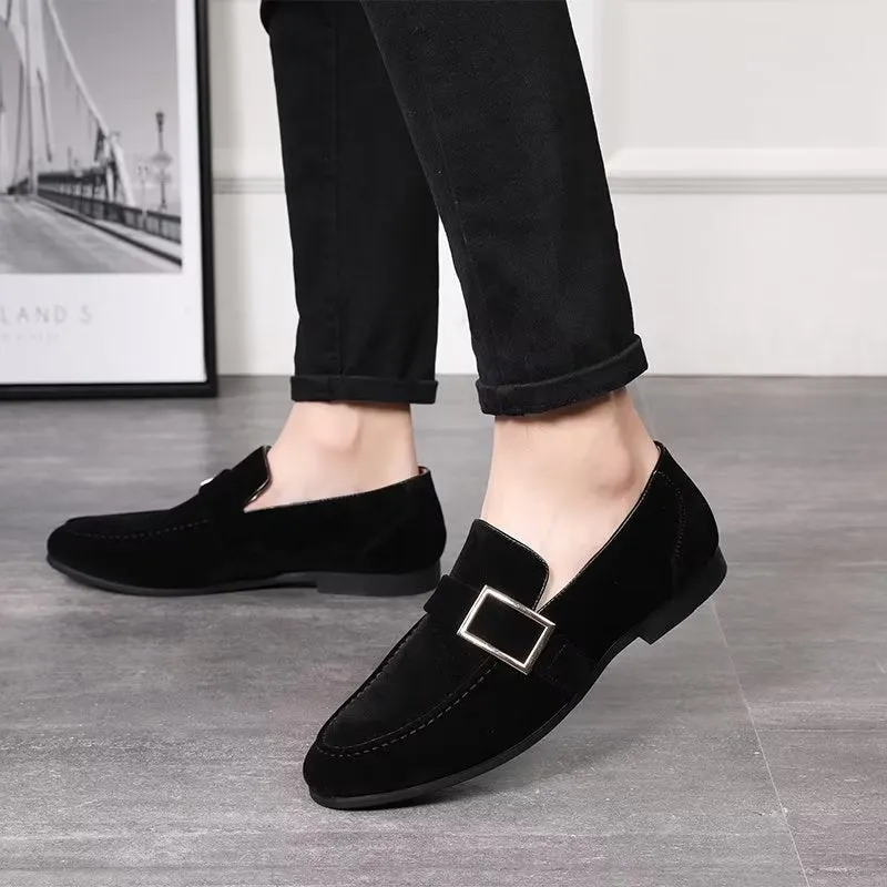 Modish Embossed Slip-on Loafers