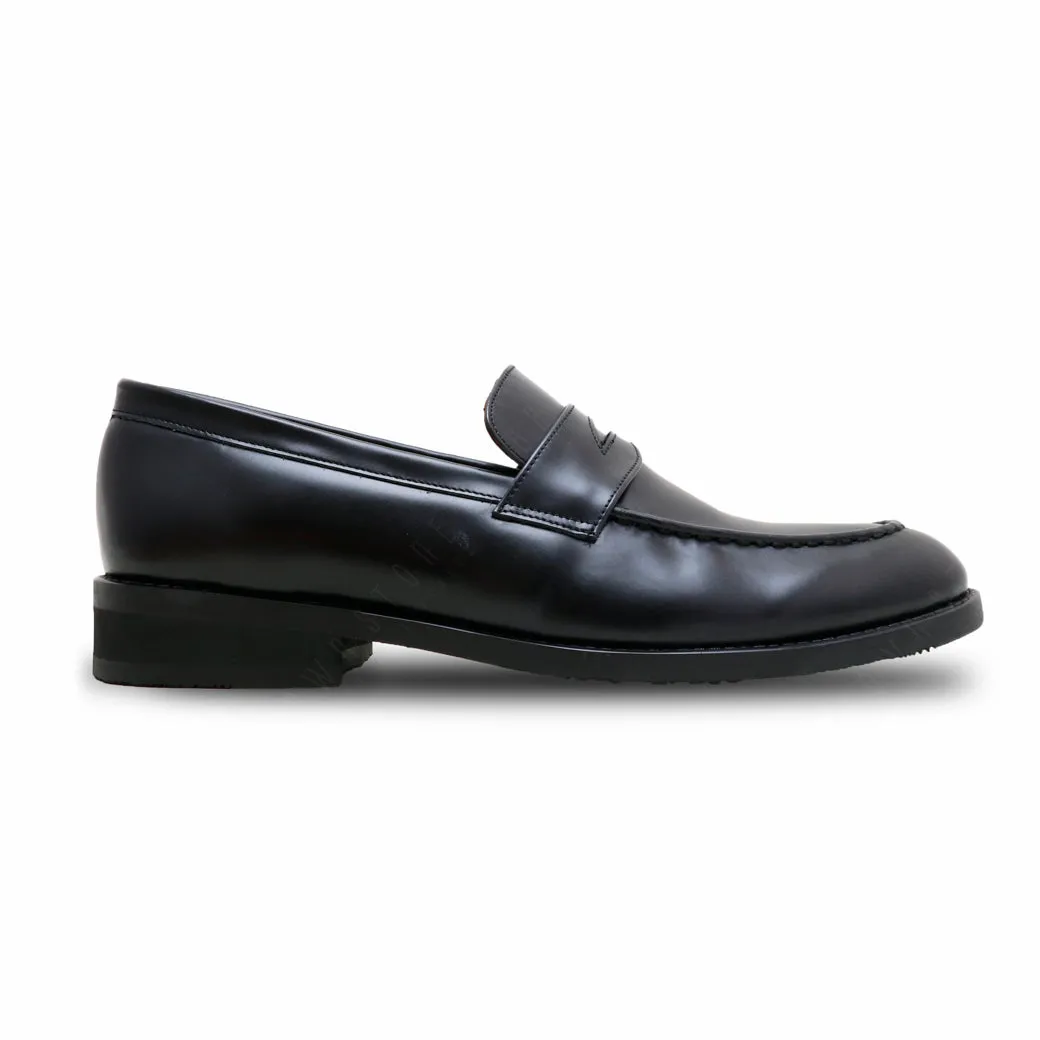 PENNY LOAFERS MOC TOE MATTE BLACK