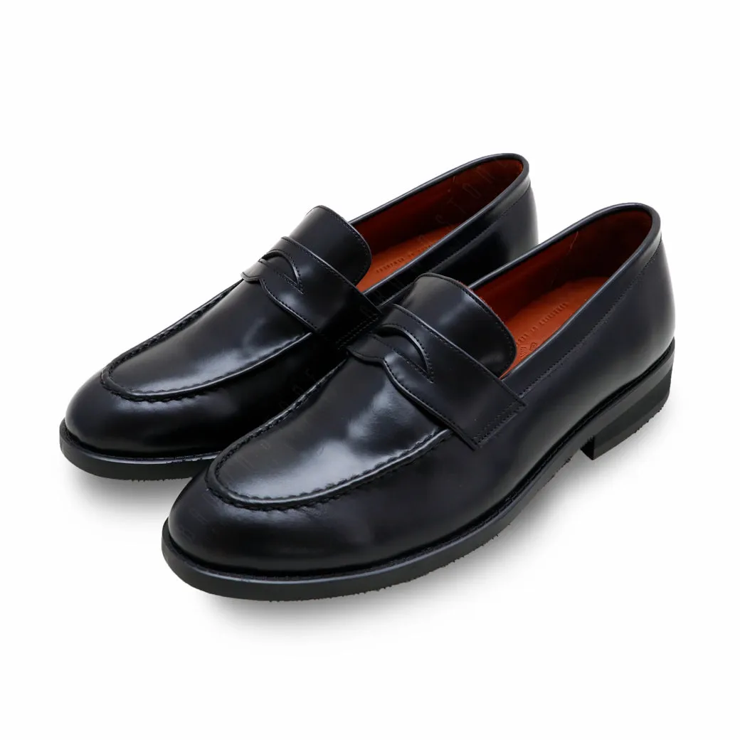 PENNY LOAFERS MOC TOE MATTE BLACK