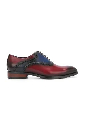 Rad Russel Luxe Dual-Tone Oxford in Midnight & Oxblood