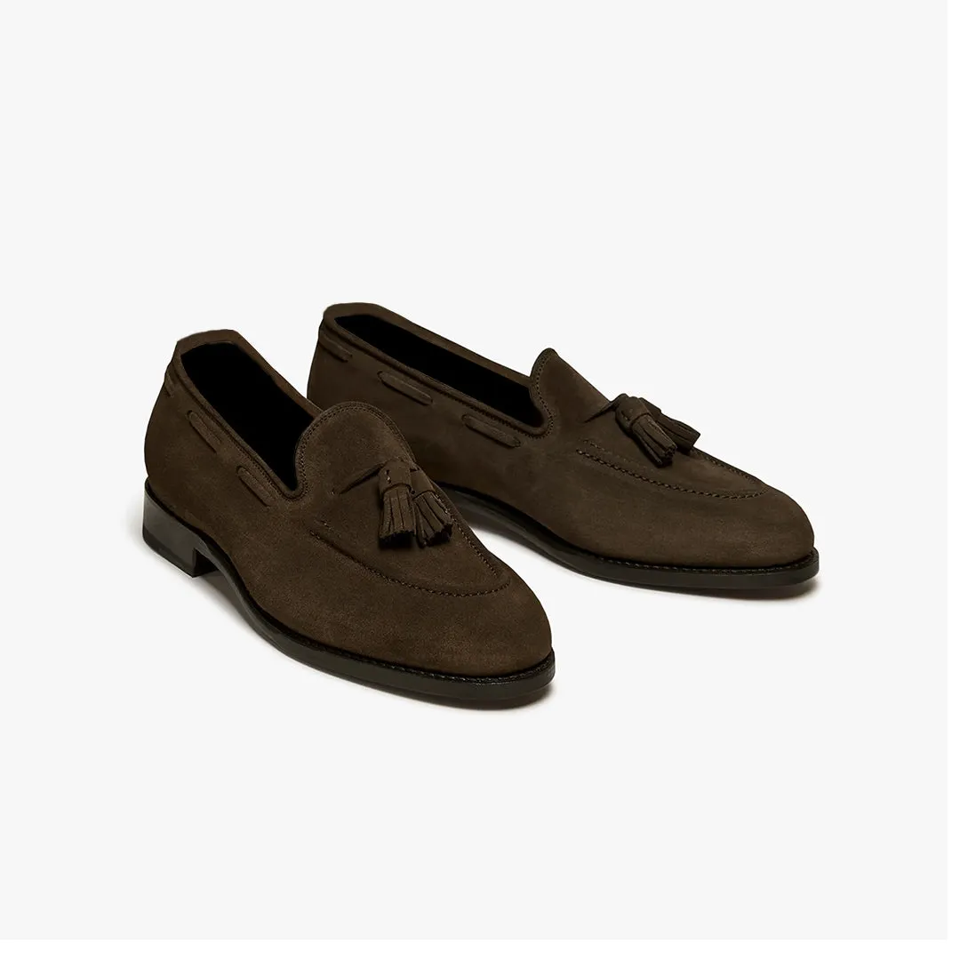 Suede Tassel loafers - Brown