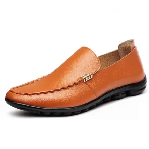 Summer Casual Genuine Leather Moccasins Driving Shoe