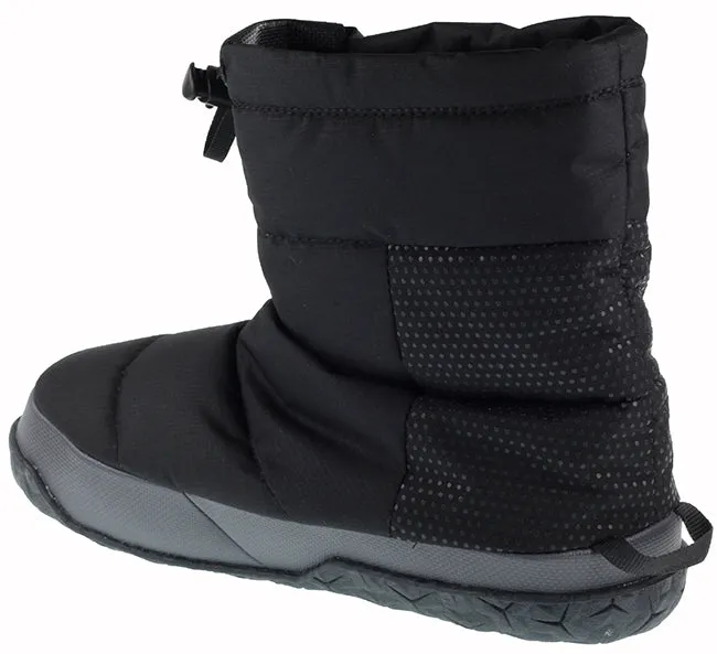 The North Face Boots Womens Nuptse Apres Bootie Black Asphalt Grey