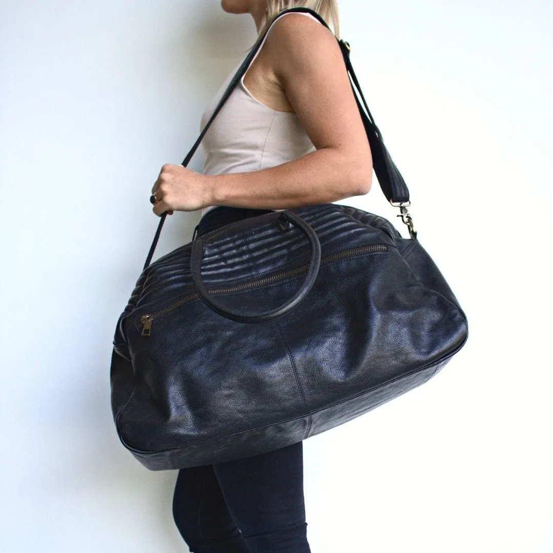 Tucker | Timeless Leather Weekender Bag