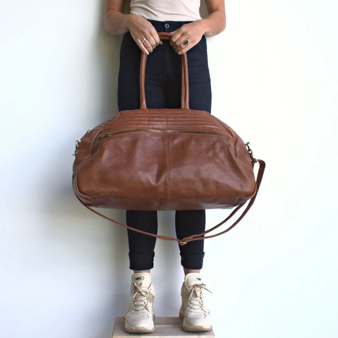 Tucker | Timeless Leather Weekender Bag