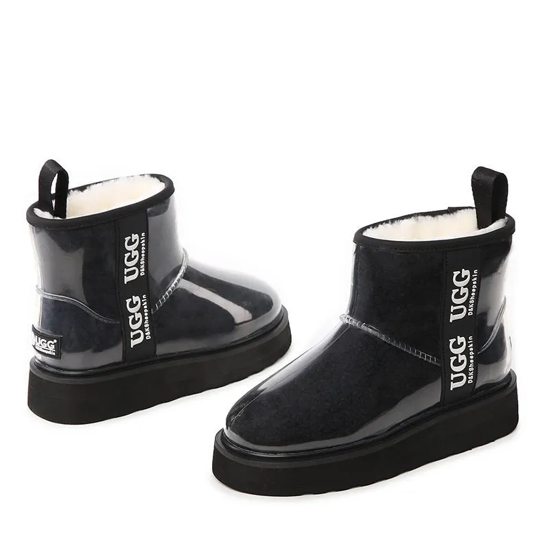 UGG Platinum Coated Rain Boots