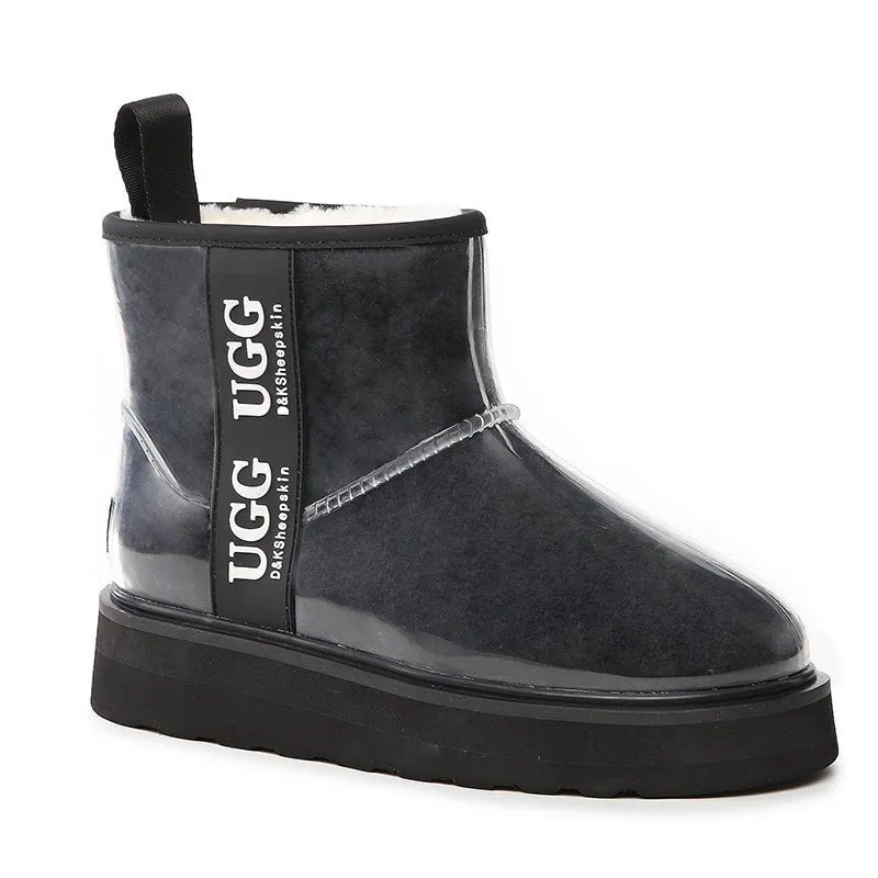 UGG Platinum Coated Rain Boots