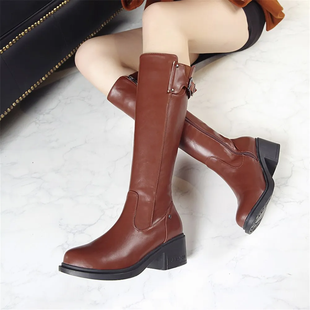 Warm Winter knee-high Boots