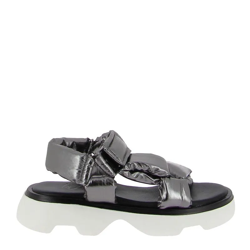 Wave 23726 Pewter Platform Sandal