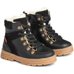 Wheat Winter Boots Toni Tex Hiker Black