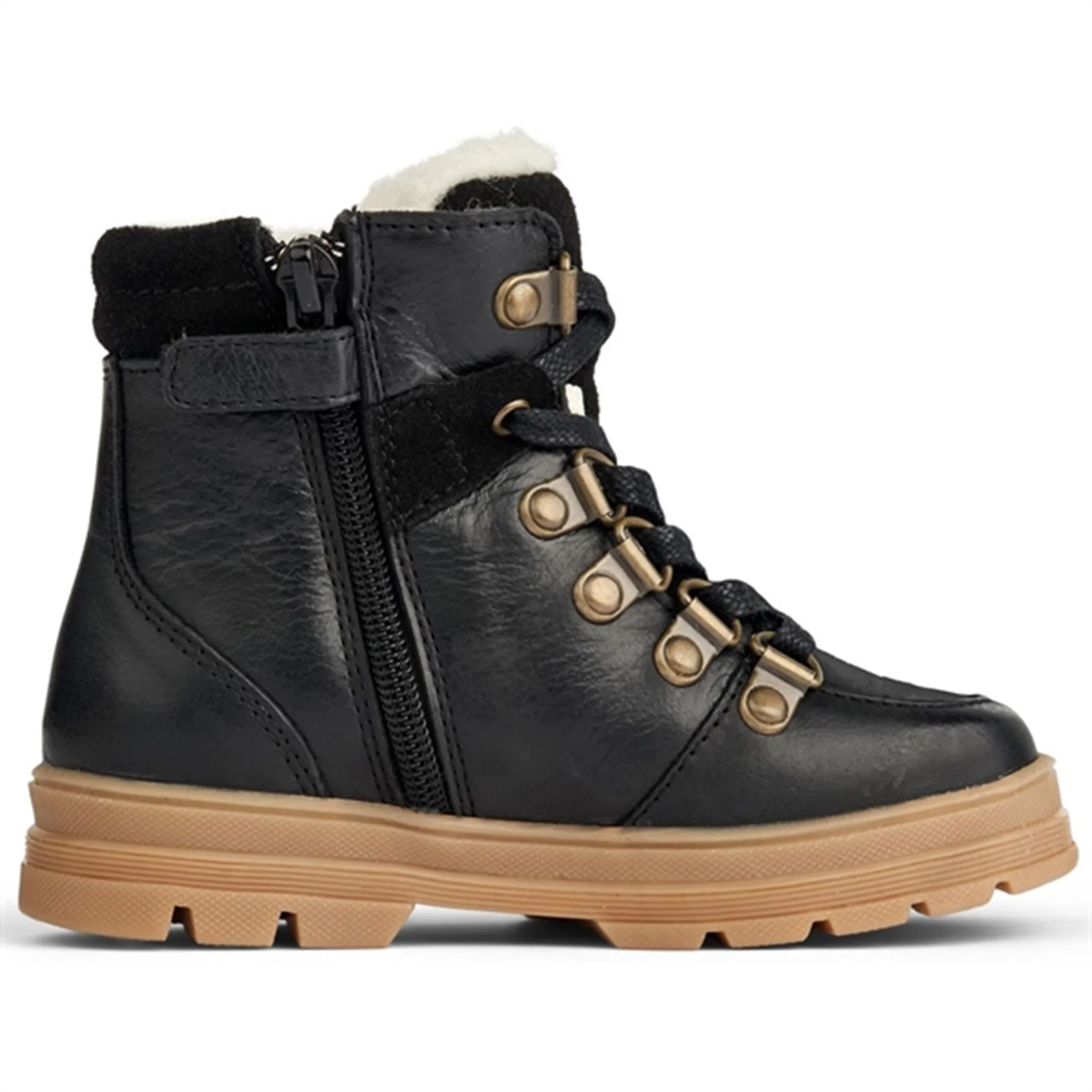 Wheat Winter Boots Toni Tex Hiker Black